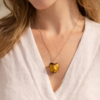 Għażiża Amber Heart Necklace - Thumbnail Image 3
