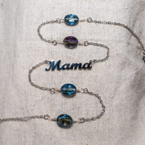 Għażiża Mama - Oval Crystal Necklace