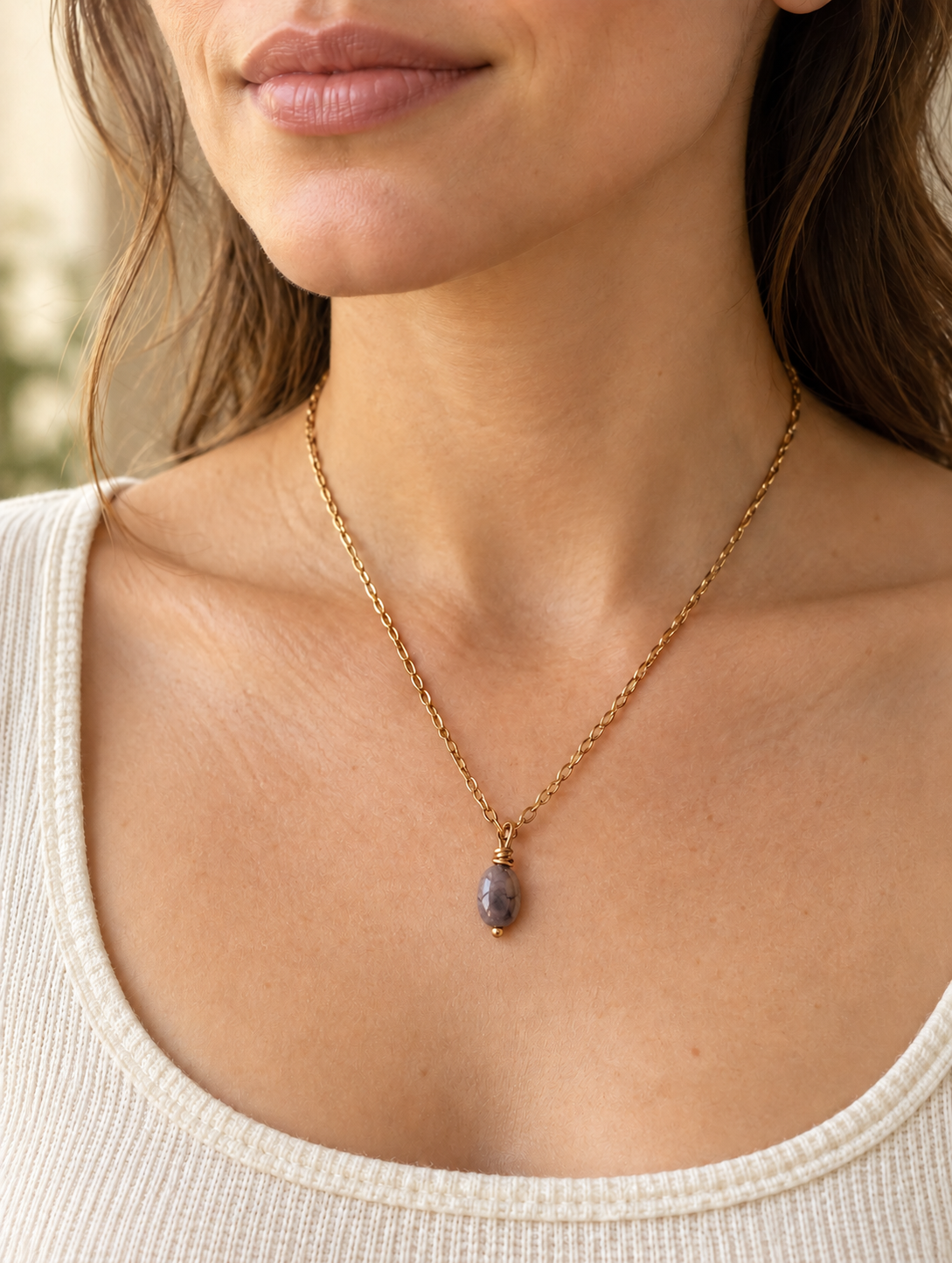 Mauve Necklace - Image 1